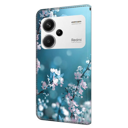 For Xiaomi Redmi Note 13 Pro+ 5G Shockproof Wallet Case 3D Pattern Printing Leather Phone Cover