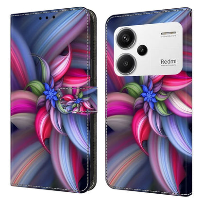For Xiaomi Redmi Note 13 Pro+ 5G Shockproof Wallet Case 3D Pattern Printing Leather Phone Cover