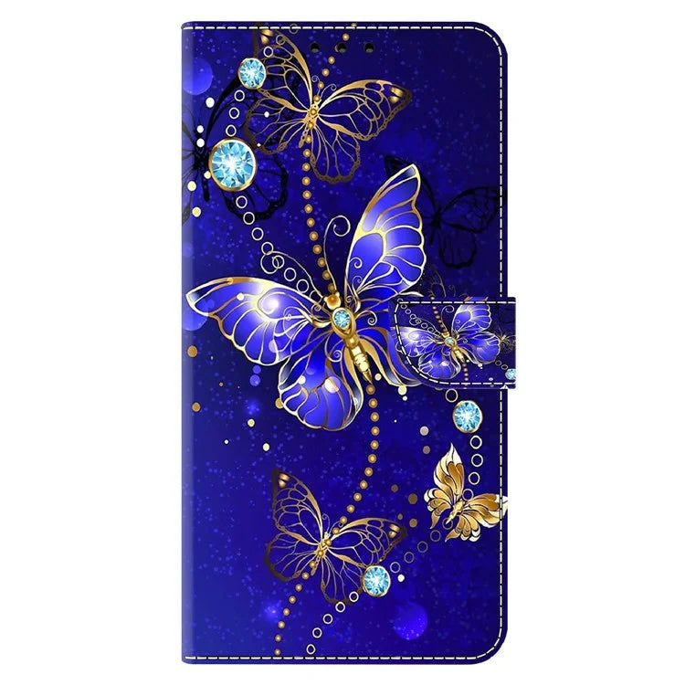 For Xiaomi Redmi Note 13 Pro+ 5G Shockproof Wallet Case 3D Pattern Printing Leather Phone Cover