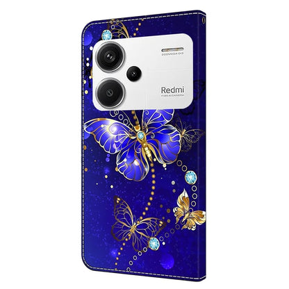 For Xiaomi Redmi Note 13 Pro+ 5G Shockproof Wallet Case 3D Pattern Printing Leather Phone Cover