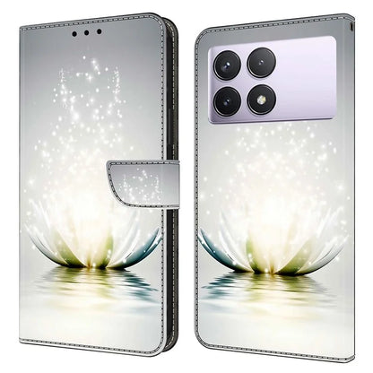 For Xiaomi Redmi K70E 5G / Poco X6 Pro 5G Leather Flip Cover 3D Pattern Printing Wallet Phone Case