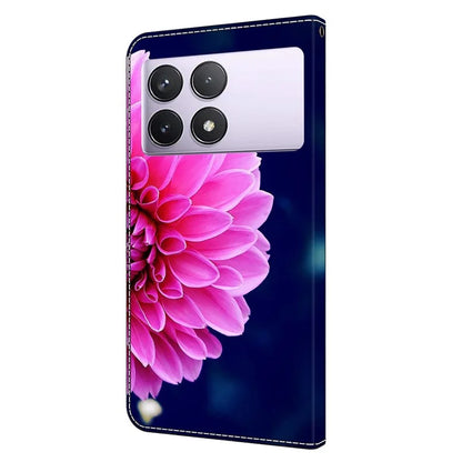 For Xiaomi Redmi K70E 5G / Poco X6 Pro 5G Leather Flip Cover 3D Pattern Printing Wallet Phone Case