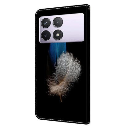 For Xiaomi Redmi K70E 5G / Poco X6 Pro 5G Leather Flip Cover 3D Pattern Printing Wallet Phone Case