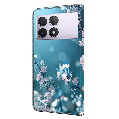 For Xiaomi Redmi K70E 5G / Poco X6 Pro 5G Leather Flip Cover 3D Pattern Printing Wallet Phone Case