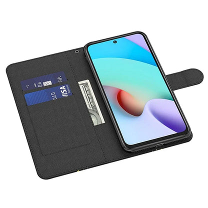 For Xiaomi Redmi Note 13 5G Leather Case 3D Pattern Printing Phone Cover with Hand Strap