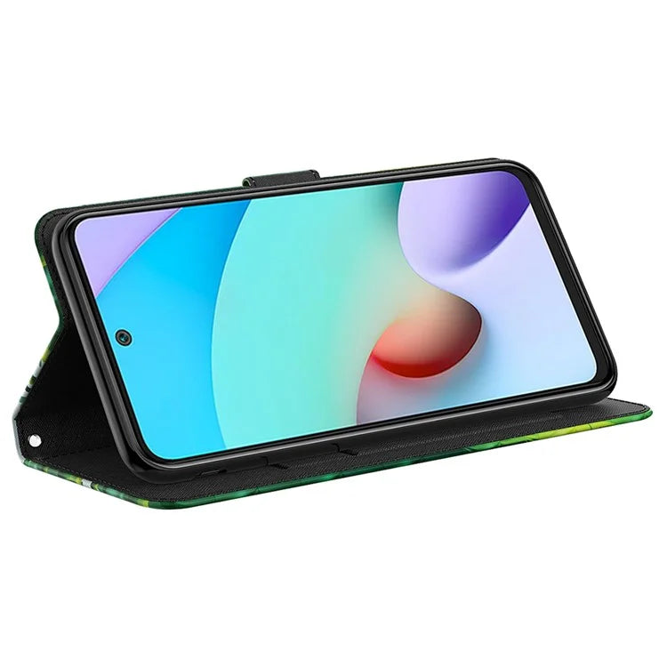 For Xiaomi Redmi Note 13 Pro+ 5G Case 3D Pattern Printing Leather Phone Cover with Hand Strap