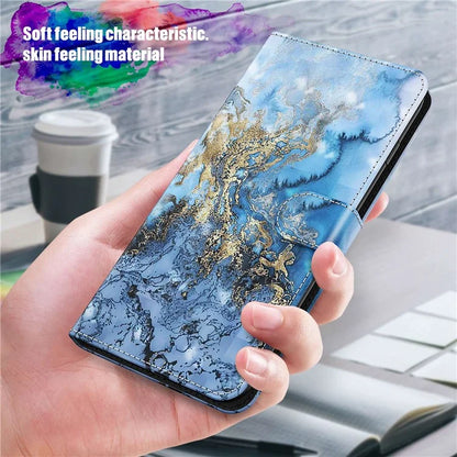 For Xiaomi Redmi Note 13 Pro 5G / Poco X6 5G Case with Hand Strap 3D Pattern Printing Leather Phone Cover