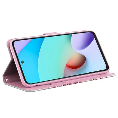 For Xiaomi Redmi Note 13 Pro 5G / Poco X6 5G Case with Hand Strap 3D Pattern Printing Leather Phone Cover