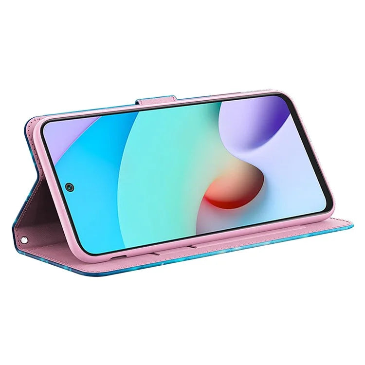 For Xiaomi Redmi Note 13 Pro 5G / Poco X6 5G Case with Hand Strap 3D Pattern Printing Leather Phone Cover