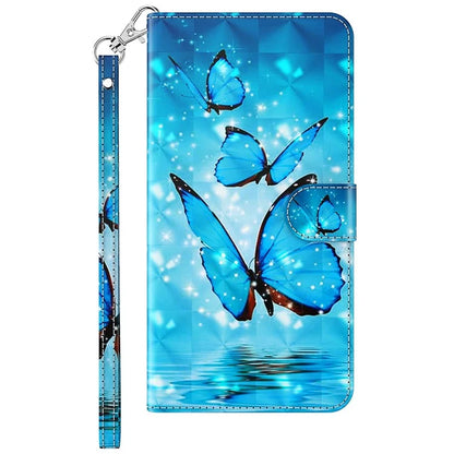 For Xiaomi Redmi Note 13 Pro 5G / Poco X6 5G Case with Hand Strap 3D Pattern Printing Leather Phone Cover