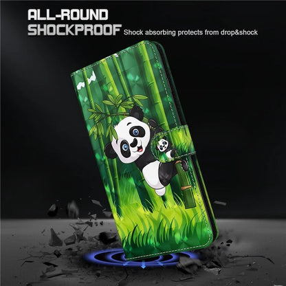 For Xiaomi Redmi Note 13 Pro 5G / Poco X6 5G Case with Hand Strap 3D Pattern Printing Leather Phone Cover