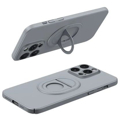 For iPhone 14 Pro Max Cell Phone Case Frosted Finish Anti-scratch Shell Compatible with MagSafe