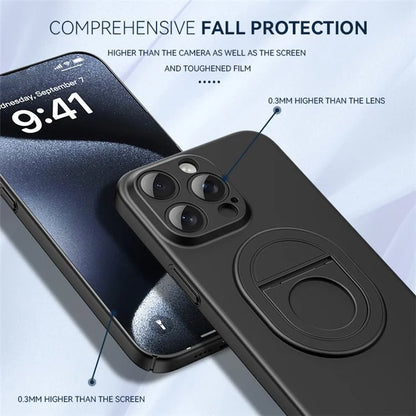 For iPhone 14 Pro Max Cell Phone Case Frosted Finish Anti-scratch Shell Compatible with MagSafe