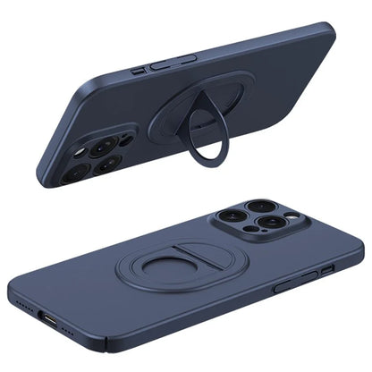 For iPhone 14 Pro Max Cell Phone Case Frosted Finish Anti-scratch Shell Compatible with MagSafe