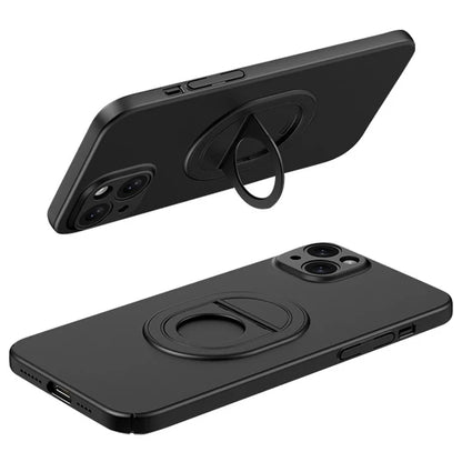 For iPhone 14 Magnetic Phone Case Scratch-proof Hard PC Cover Compatible with MagSafe