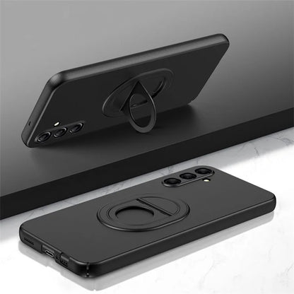 For Samsung Galaxy A14 4G / 5G Case Compatible with MagSafe Matte Kickstand PC Phone Cover