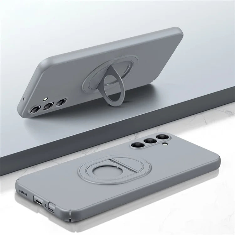 For Samsung Galaxy A14 4G / 5G Case Compatible with MagSafe Matte Kickstand PC Phone Cover