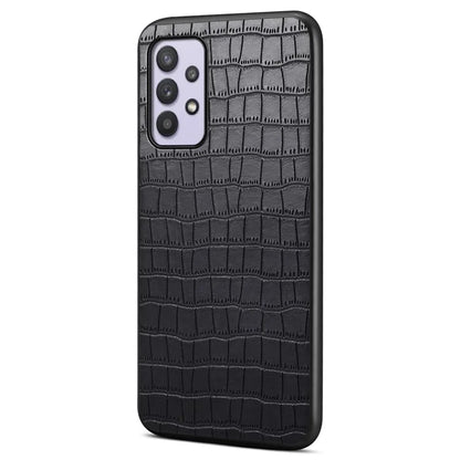 For Samsung Galaxy A32 5G / M32 5G Case Crocodile Texture PU Leather Coating Back Cover