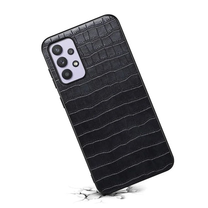 For Samsung Galaxy A32 5G / M32 5G Case Crocodile Texture PU Leather Coating Back Cover