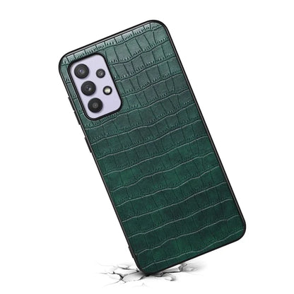 For Samsung Galaxy A32 5G / M32 5G Case Crocodile Texture PU Leather Coating Back Cover