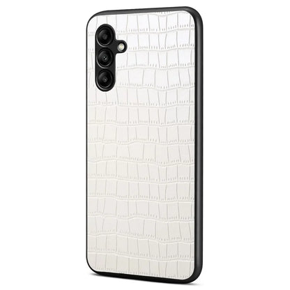 For Samsung Galaxy A05s 4G Crocodile Texture Case PU Leather Coated TPU+PC Slim Fit Phone Cover