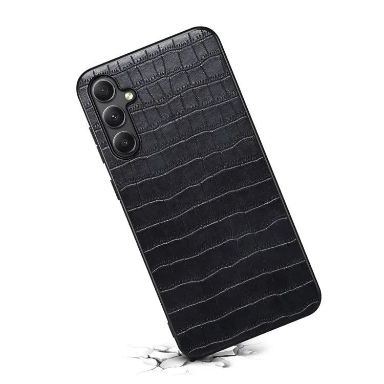 For Samsung Galaxy A34 5G Case PU Leather Coated TPU+PC Classic Fashion Phone Cover
