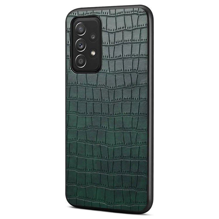 For Samsung Galaxy A52 4G / 5G / A52s 5G Case Crocodile Texture Leather Back Shell Cover