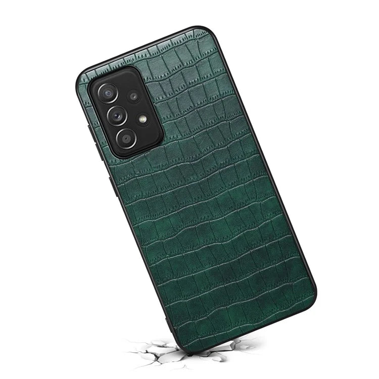 For Samsung Galaxy A52 4G / 5G / A52s 5G Case Crocodile Texture Leather Back Shell Cover