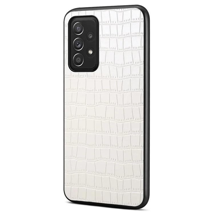 For Samsung Galaxy A52 4G / 5G / A52s 5G Case Crocodile Texture Leather Back Shell Cover