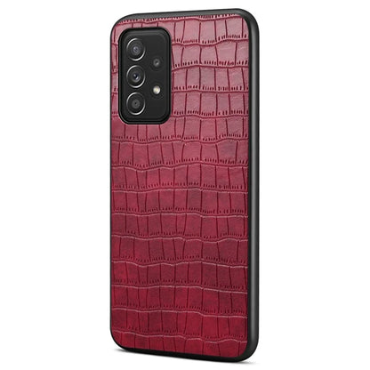 For Samsung Galaxy A52 4G / 5G / A52s 5G Case Crocodile Texture Leather Back Shell Cover