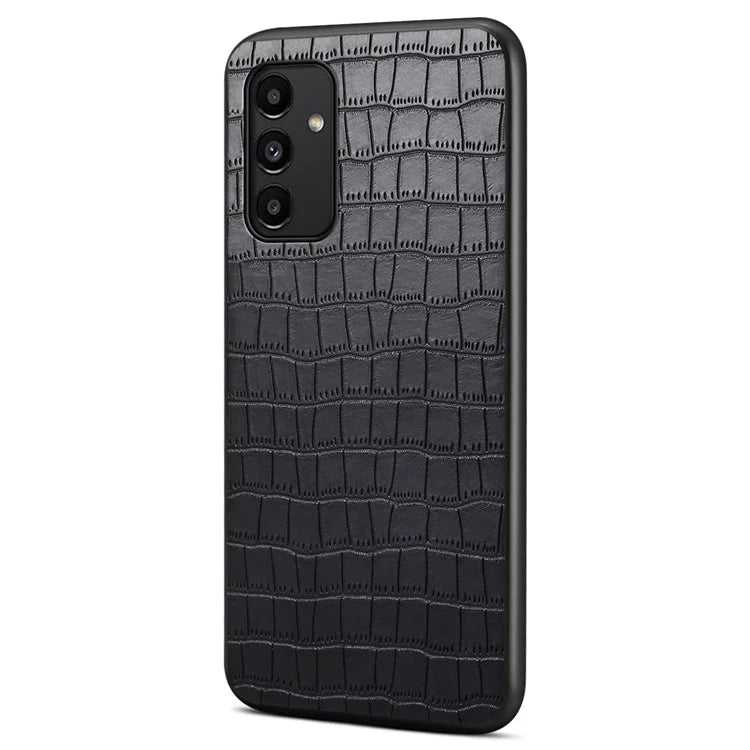 For Samsung Galaxy A13 5G Case PU Leather Crocodile Texture Design Phone Cover