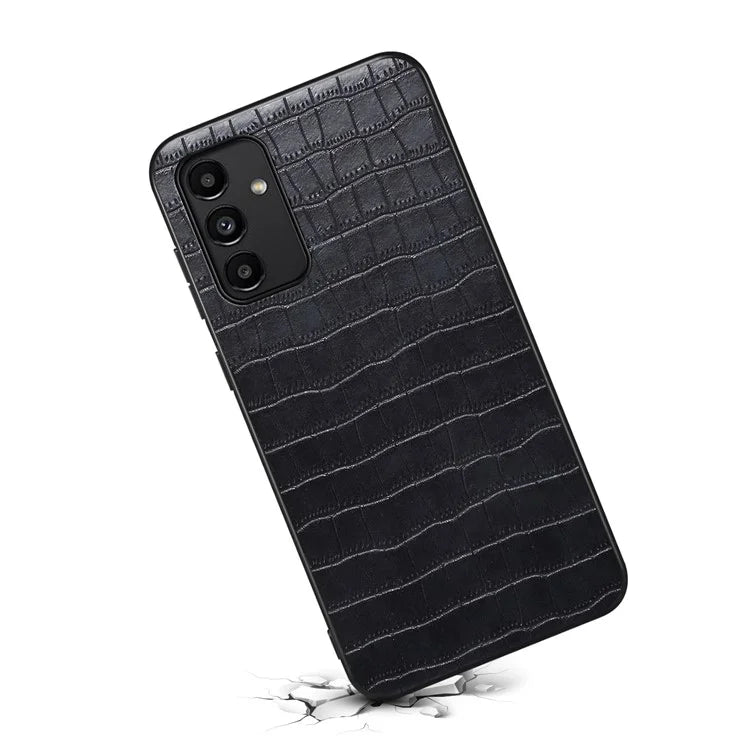 For Samsung Galaxy A13 5G Case PU Leather Crocodile Texture Design Phone Cover