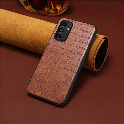 For Samsung Galaxy A13 5G Case PU Leather Crocodile Texture Design Phone Cover