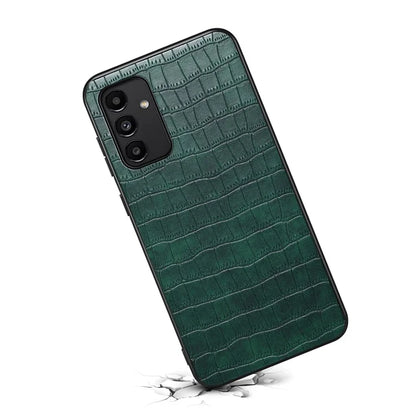 For Samsung Galaxy A13 5G Case PU Leather Crocodile Texture Design Phone Cover