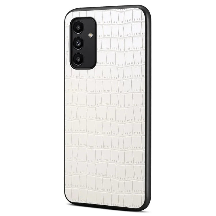 For Samsung Galaxy A13 5G Case PU Leather Crocodile Texture Design Phone Cover
