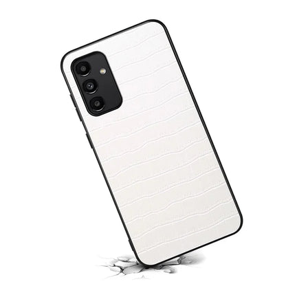 For Samsung Galaxy A13 5G Case PU Leather Crocodile Texture Design Phone Cover