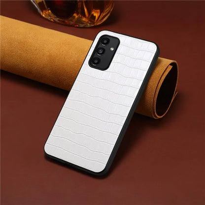 For Samsung Galaxy A13 5G Case PU Leather Crocodile Texture Design Phone Cover