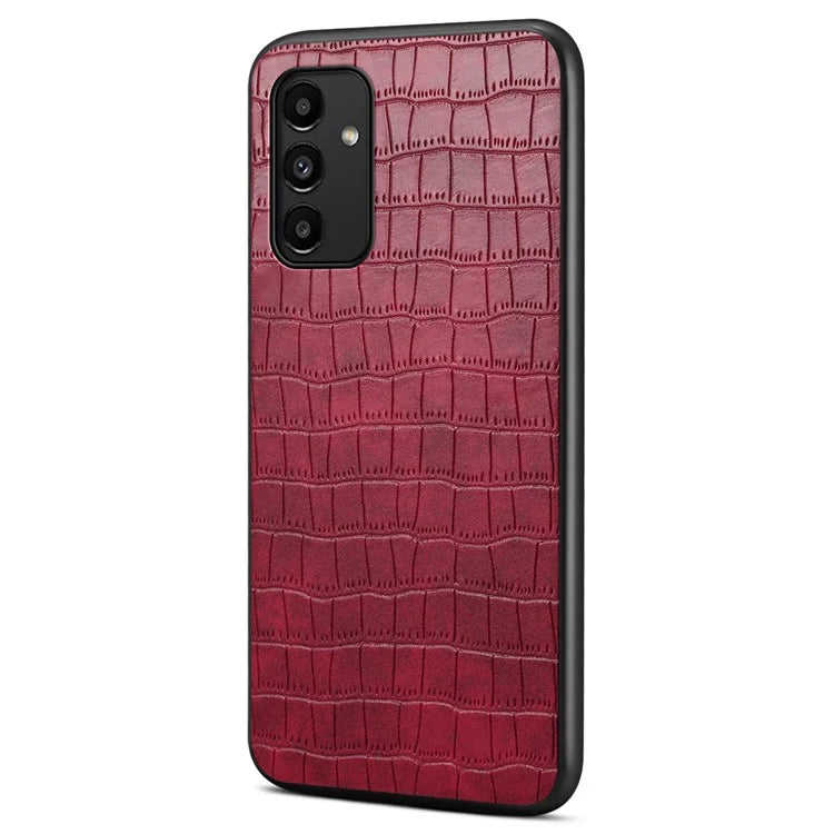 For Samsung Galaxy A13 5G Case PU Leather Crocodile Texture Design Phone Cover