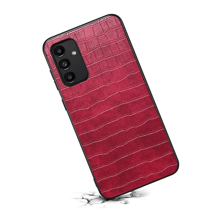 For Samsung Galaxy A13 5G Case PU Leather Crocodile Texture Design Phone Cover