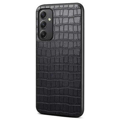For Samsung Galaxy A35 5G Leather Back Case Crocodile Texture Protective Cover Shell