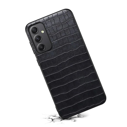 For Samsung Galaxy A35 5G Leather Back Case Crocodile Texture Protective Cover Shell