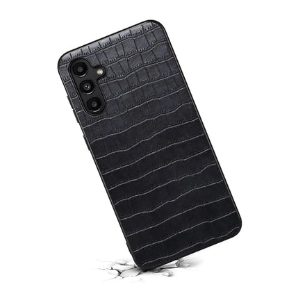 For Samsung Galaxy A14 5G Case Scratchproof Crocodile Texture Leather Phone Back Cover