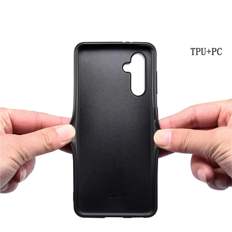 For Samsung Galaxy A14 5G Case Scratchproof Crocodile Texture Leather Phone Back Cover