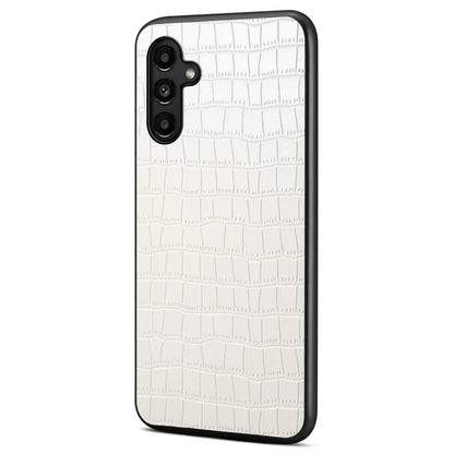 For Samsung Galaxy A14 5G Case Scratchproof Crocodile Texture Leather Phone Back Cover