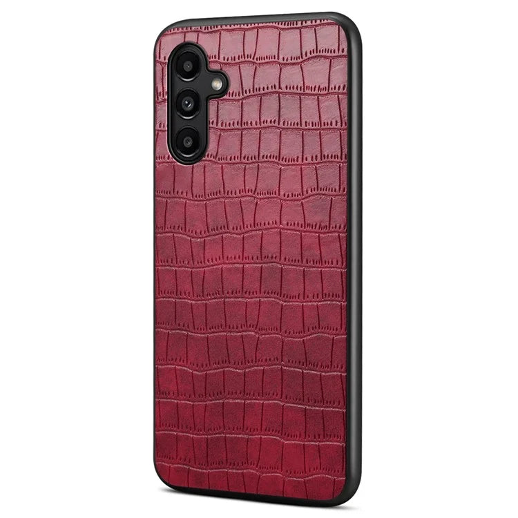 For Samsung Galaxy A14 5G Case Scratchproof Crocodile Texture Leather Phone Back Cover