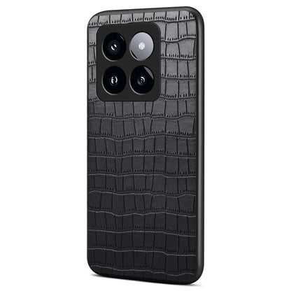 For Xiaomi 14 Pro Case Crocodile Texture Anti-scratch Cell Phone Cover