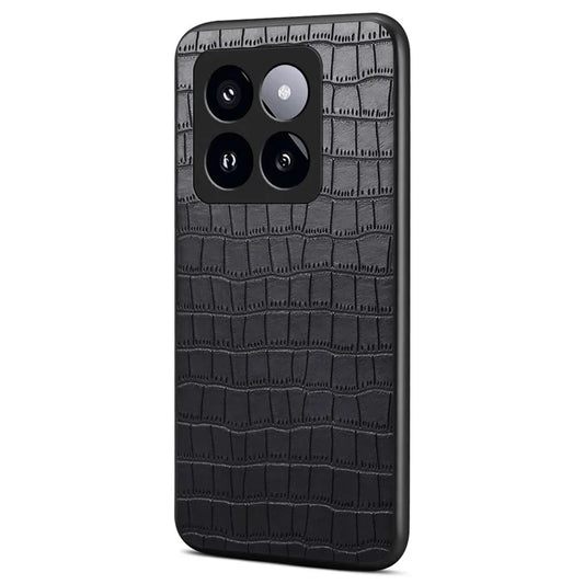 For Xiaomi 14 Pro Case Crocodile Texture Anti-scratch Cell Phone Cover