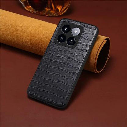 For Xiaomi 14 Pro Case Crocodile Texture Anti-scratch Cell Phone Cover