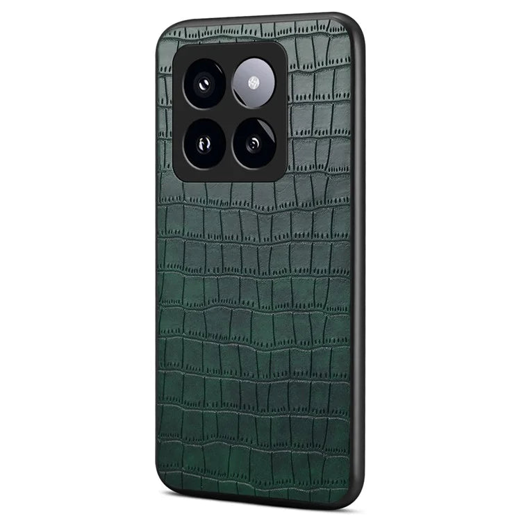 For Xiaomi 14 Pro Case Crocodile Texture Anti-scratch Cell Phone Cover