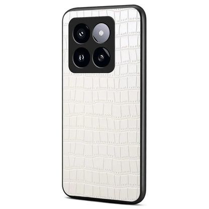 For Xiaomi 14 Pro Case Crocodile Texture Anti-scratch Cell Phone Cover